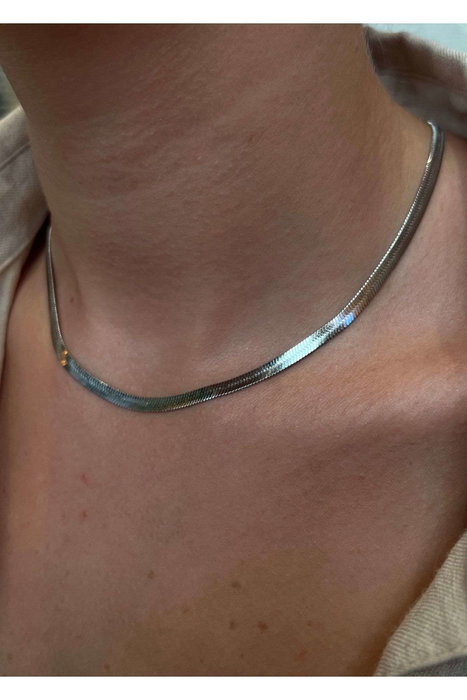 Heliophilia Silver Collar de Acero Plateado STEEL-N051 Heliophilia Silver Collar de Acero Plateado STEEL-N051